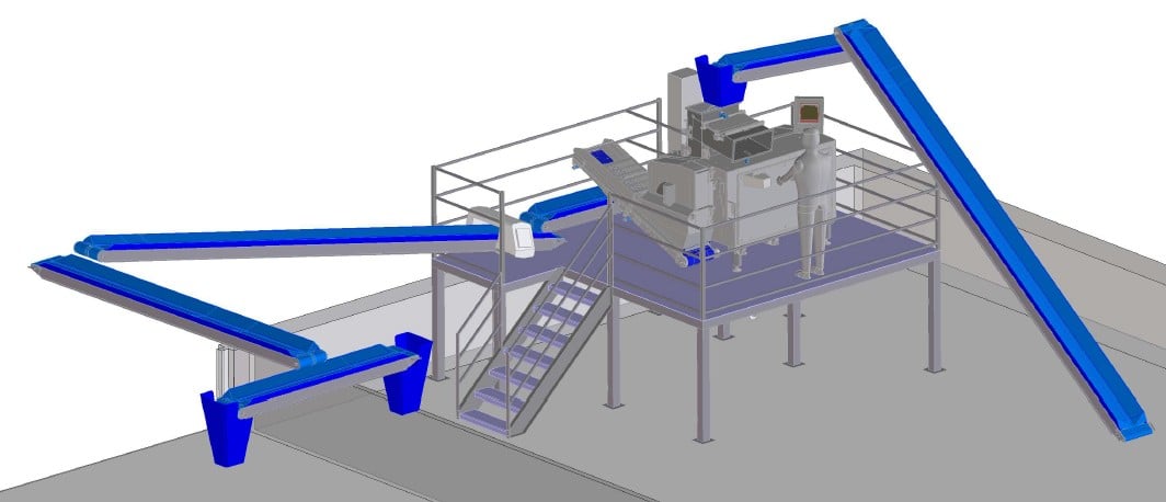 projet implantation cubeuse fromage pour ligne râpées